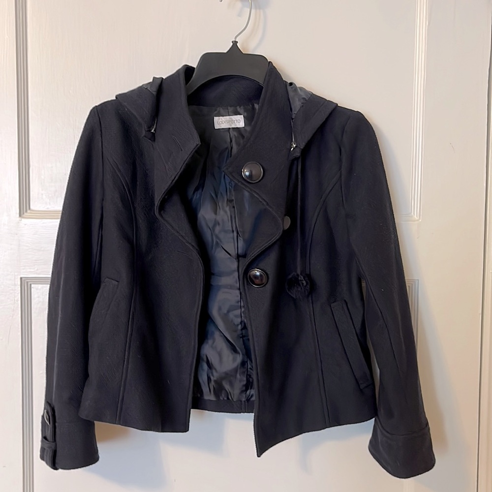 Like New Navy Blue Short Jacket